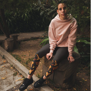 Najaars Waterverf Chanterelles Acorns Leaves Leggings