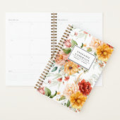 Najaars Waterverf Flowers en Greenery Pattern Planner (Display)