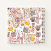 Najaars Waterverf gepersonaliseerd Notitieboek (Achterkant)