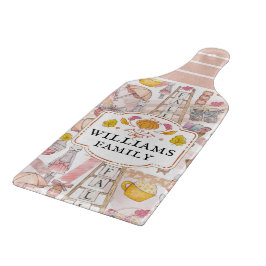 Najaars Waterverf Herfst Handgeschilderde elemente Snijplank