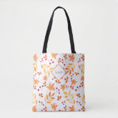 Najaars Waterverf monogram Tote Bag (Voorkant)