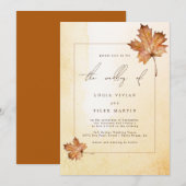 Najaars Waterverf van leble tijdens het huwelijk Kaart (Voorkant / Achterkant)