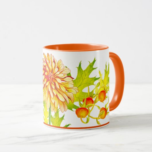 Najaarsaankomst op een Combo Mok (Voorkant rechts)