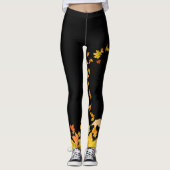 Najaarsabel herfst laat LEGGINGS van meisjes over (Voorkant)