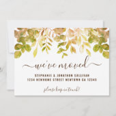 Najaarsafbraak We hebben de aankondiging verplaats (Voorkant)