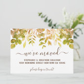 Najaarsafbraak We hebben de aankondiging verplaats (Staand voorkant)