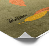 Najaarsafdrukken van de boom [Aki] Poster (Hoek)