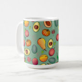 Najaarsap van pompoen en pompoenpompoen koffiemok (Voorkant links)