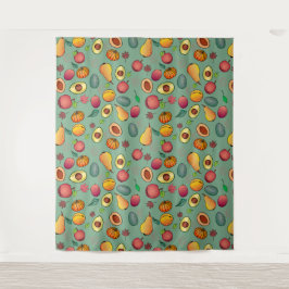 Najaarsap van pompoen en pompoenpompoen wandkleed