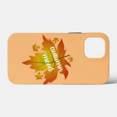 Najaarsauruuntypografie Case-Mate iPhone Case (Achterkant (horizontaal))