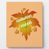 Najaarsauruuntypografie Fotoplaat (Voorkant)