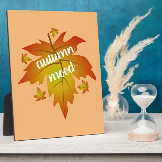 Najaarsauruuntypografie Fotoplaat (Zijkant)