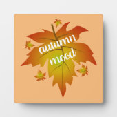 Najaarsauruuntypografie Fotoplaat (Voorkant)