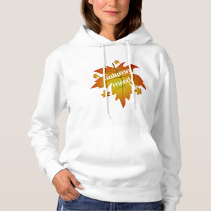 Najaarsauruuntypografie Hoodie