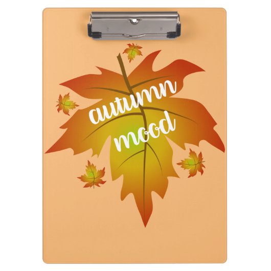 Najaarsauruuntypografie Klembord (Voorkant)