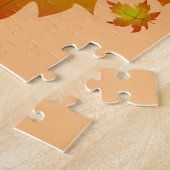 Najaarsauruuntypografie Legpuzzel (Zijkant)