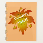 Najaarsauruuntypografie Planner (Voorkant)