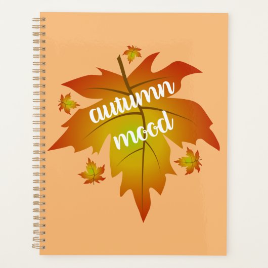 Najaarsauruuntypografie Planner (Voorkant)
