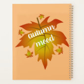 Najaarsauruuntypografie Planner (Achterkant)