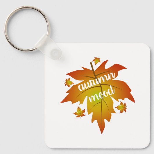 Najaarsauruuntypografie Sleutelhanger (Voorkant)