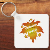 Najaarsauruuntypografie Sleutelhanger (Voorkant)