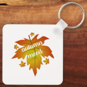 Najaarsauruuntypografie Sleutelhanger (Achterkant)