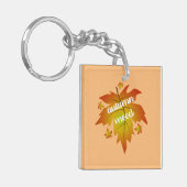 Najaarsauruuntypografie Sleutelhanger (Voorkant Links)