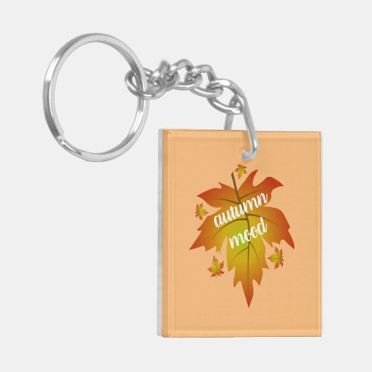 Najaarsauruuntypografie Sleutelhanger (Voorkant Links)