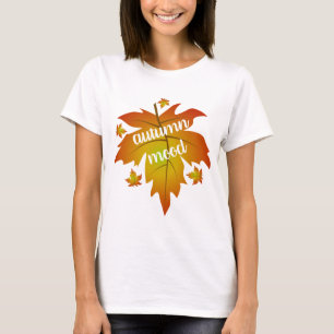 Najaarsauruuntypografie T-shirt