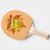 Najaarsauruuntypografie Tafeltennisbatje (Zijkant)