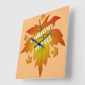 Najaarsauruuntypografie Vierkante Klok (Hoek)