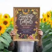 Najaarsavond Bigtekening herfst Cocktail Drink Men Poster