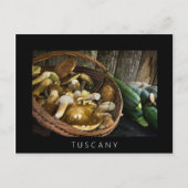 Najaarsavond in het zwarte briefkaart van Toscane (Voorkant)