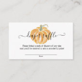 Najaarsbehuizing van de Waterverf Pumpkin Diaper R Informatiekaartje (Voorkant)