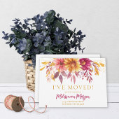 Najaarsbekendmaking van Floral Moving Aankondiging