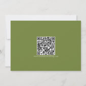 Najaarsbericht - Floral Wedding QR-code Save The Date (Achterkant)