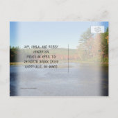 Najaarsbericht over de bekendmaking van het nieuwe briefkaart (Achterkant)