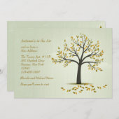 Najaarsbericht over het verplaatsen van bomen kaart (Voorkant / Achterkant)