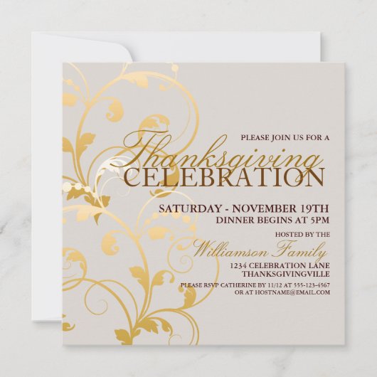 Najaarsbijeenkomst Floral Thanksgiving Kaart (Voorkant)