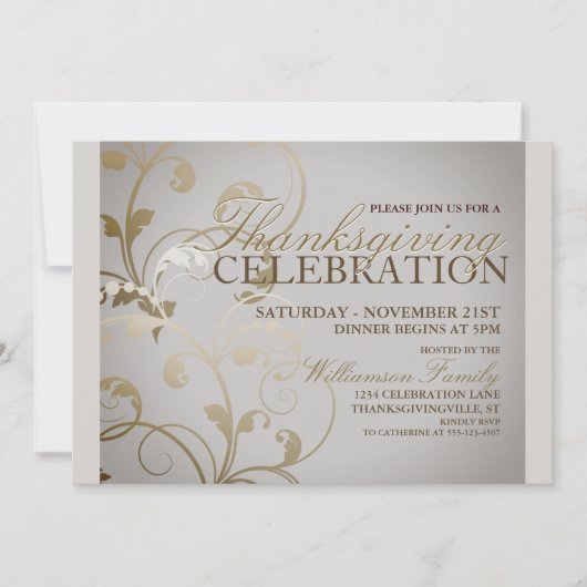 Najaarsbijeenkomst Floral Thanksgiving Kaart (Voorkant)