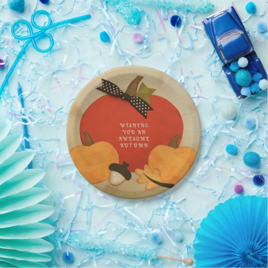 Najaarsbijeenkomst Herfst Celebration Napkins Papieren Bordje (Feest)