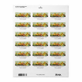 Najaarsbijeenkomst Herfst Pumpkin Patch Harvest Bo Etiket (Full Sheet)