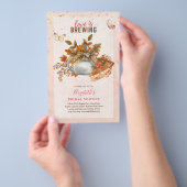 Najaarsbijeenkomst Herfst Vrijgezellenfeest Tea Pa Flyer (Hand)