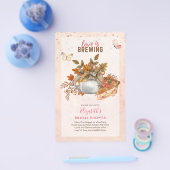 Najaarsbijeenkomst Herfst Vrijgezellenfeest Tea Pa Flyer (Enkel)