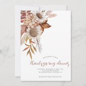 Najaarsbijeenkomst Thanksgiving Floral Kaart (Voorkant)