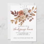 Najaarsbijeenkomst Thanksgiving Floral Kaart (Voorkant)