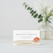 Najaarsbijeenkomst van de website van de finale visitekaartje (Staand voorkant)