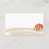 Najaarsbijeenkomst van de website van de finale visitekaartje (Achterkant)