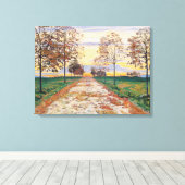 Najaarsbijeenkomst (van Ferdinand Hodler) Canvas Afdruk (Insitu (Houten vloer))