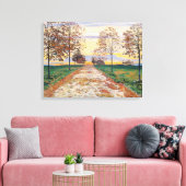 Najaarsbijeenkomst (van Ferdinand Hodler) Canvas Afdruk (Insitu (Woonkamer))